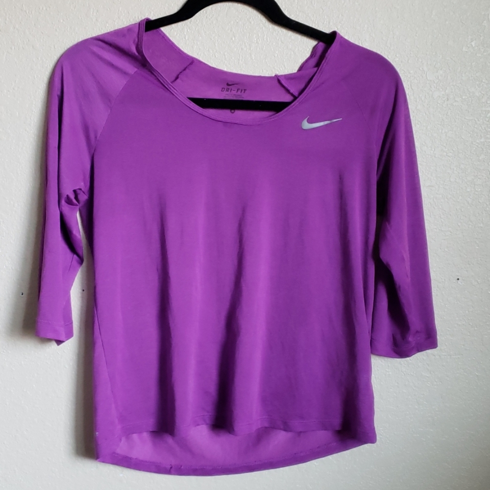 Nike Women's Purple Dri-FIT Top